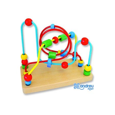 Jogo Andreutoys Laberinto Manipulacao Para Psicomotrocidade Fina 23X19X13 Cm