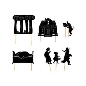 Jogo Mideer Fantoche de Sombra Capuchinho Vermelho