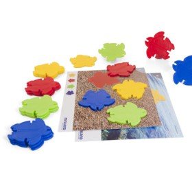 Jogo Miniland Tartarugas 20 Peças + 18 Atividades