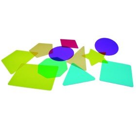 Jogo Modelos 2D Translucidas Henbea Para Mesa com Luz Led Cores Sortidos