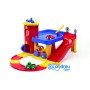 Jogo Vikingtoys Garagem Dois Pisos + 3 Veiculos + Pistas 19X42X39 Cm