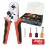 Kit Alicate De Cravar + Terminais Ponteira Awg10-23 Alphanet