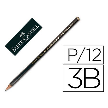 Lapis de Grafite Faber 9000 3B Unidade