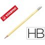 Lapis de Grafite Stabilo Swano com Borracha Mina 2,2 Mm Dureza Hb Amarelo Pastel