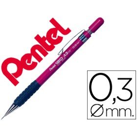 Lapiseira Pentel A313 0,3 Mm Vermelha