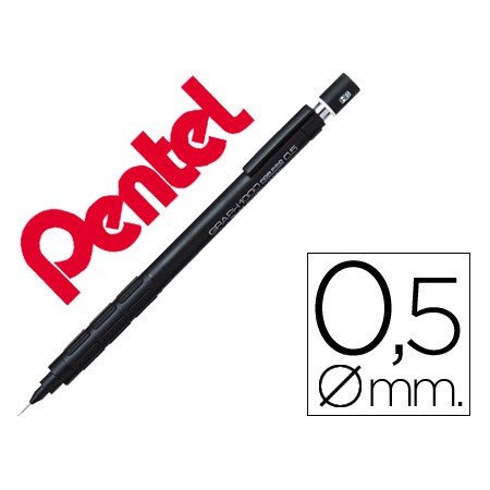 Lapiseira Pentel Pg1005-A 0,5 Mm Preto