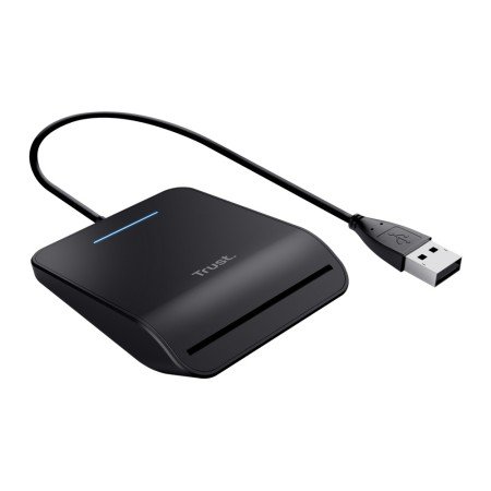 Leitor de Cartoes Trust Primo Dni Smartcard Usb-A Cor Preto