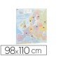 Mapa Parede Faibo Europa Plastificado Enrolado 98X110 Cm