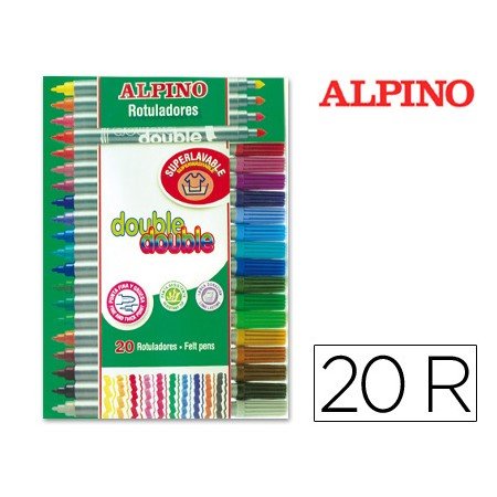Marcador Alpino Double 20 Unidades