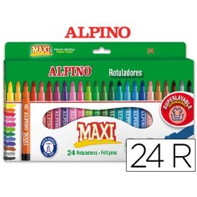 Marcador Alpino Maxi 24 Unidades