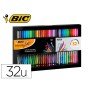 Marcador Bic Intesity Collection Estojo de 32 Unidades Cores Sortidas
