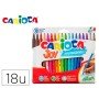 Marcador Carioca Joy Caixa de 18 Unidades Cores Sortidas