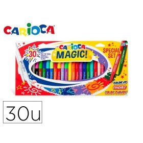 Marcador Carioca Magic Markers Special Set Caixa 30 Unidades Cores Sortidas