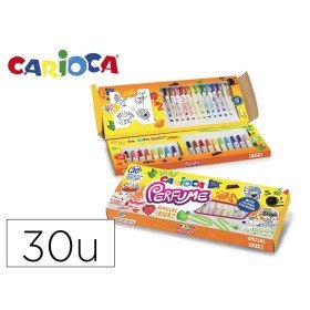 Marcador Carioca Perfume Caixa 30 Unidades Cores Sortidas