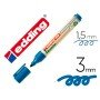 Marcador Edding 28 Para Quadro Branco Ecoline 90% Reciclado Cor Azul Ponta Redonda 1,5-3 Mm Recarregavel