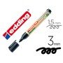 Marcador Edding 28 Para Quadro Branco Ecoline 90% Reciclado Cor Preto Ponta Redonda 1,5-3 Mm Recarregavel