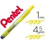 Marcador Fluorescente Pentel Sxs15 Retratil Amarelo