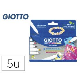 Marcador Giotto Decor Metal Caixa de 5 Marcadores