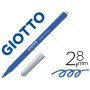 Marcador Giotto Turbo Color Lavavel com Ponta Bloqueada Unicolor Azul Escuro