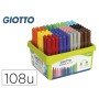 Marcador Giotto Turbo Maxi School Pack de 108 Unidades 12 Cores x 9 Unidades