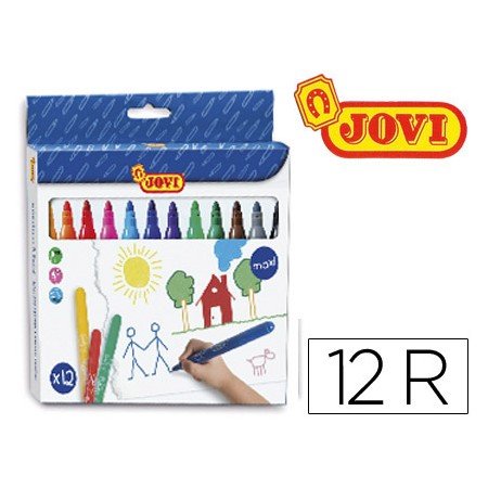 Marcador Jovi Maxi Cores Sortidas 12 Unidades