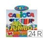 Marcador Jumbo Carioca 24 Unidades