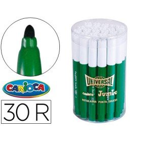 Marcador Jumbo Carioca Pote de 30 Unidades Verdes