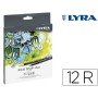 Marcador Lyra Aqua Brusf Duo Caixa de 12 Cores