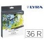 Marcador Lyra Aqua Brush Duo Caixa de 36 Cores