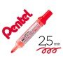 Marcador Pentel Para Quadro Branco Easyflo Recarregavel Cor Vermelho