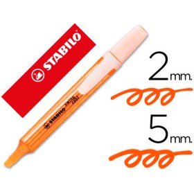 Marcador Stabilo Fluorescente Swing Cool Laranja