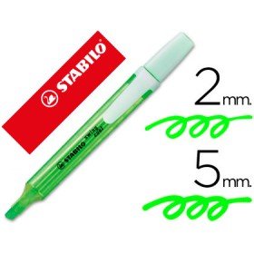 Marcador Stabilo Fluorescente Swing Cool Verde