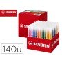 Marcador Stabilo Power Max School Pack de 140 Unidades 16 Cores Sortidas
