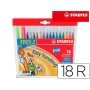 Marcador Stabilo Trio 18 Cores