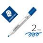 Marcador Staedtler Lumocolor 351 Para Quadro Branco Ponta Redonda 2 Mm Cor Azul