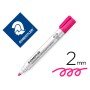 Marcador Staedtler Lumocolor 351 Para Quadro Branco Ponta Redonda 2 Mm Cor Rosa
