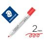 Marcador Staedtler Lumocolor 351 Para Quadro Branco Ponta Redonda 2 Mm Cor Vermelho