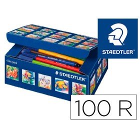 Marcador Staedtler Noris Club Caixa de 100 Unidades Sortidas 10 x Cor