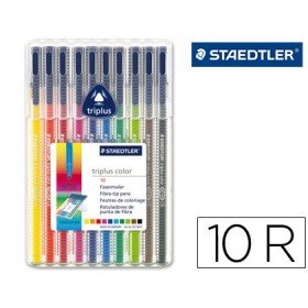 Marcador Staedtler Triplus 10 Unidades