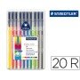 Marcador Staedtler Triplus 20 Unidades