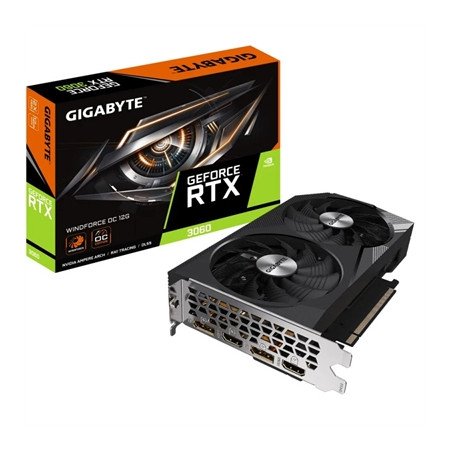 Placa de vídeo gigabyte rtx 3060 windforce oc 12 gb gddr6 2 x dp - 2 x hdmi - pci express 4.0