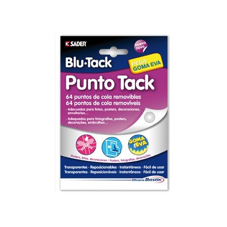 Massa Adesiva Bostik Blu Tack "Punto Tack" 64 Pontos de Cola