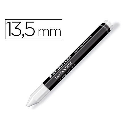 Minas Staedtler Para Marcar Brancas Permanente Omnigraph 236 Caixa de 12 Unidades