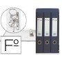 Modulo de 3 Pastas de Arquivo Pardo Folio 2 Aneis 40 Mm Azul 350X200X300 Mm