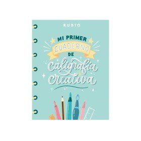 O Meu Primeiro Caderno de Caligrafia Criativa Rubio Encadernacao Rustica 108 Paginas 205X265 Mm