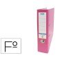 Pasta de Alavanca Elba Cartao Forrado Pvc com Rado Top Folio Lombada 80 Mm Rosa