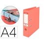 Pasta de Arquivo de Alavanca Esselte Colour Breeze Cartao Forrado Pvc Din A4 Lombada 75 Mm Cor Coral