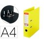 Pasta de Arquivo de Alavanca Esselte Nº1 Co2 Neutral Din A4 Cartao Forrado Lombada 75 Mm Amarelo Vivo