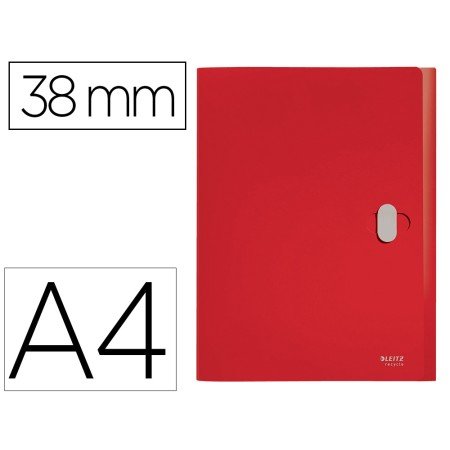 Pasta de Projetos Leitz Recycle Din A4 Polipropileno Lombada 38 Mm Vermelho