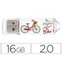 Pen Drive Techonetech Flash Drive 16 Gb 2.0 Be Bike